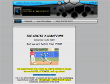 Tablet Screenshot of center4champions.com